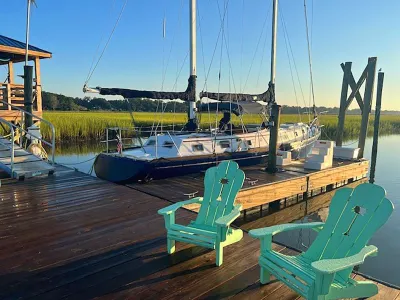 60' Sailing Yacht on a Private Dock Hotels near Public Beach Access - 2nd St E