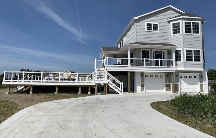 New Construction 2021 beachfront with amazing sunsets and pool