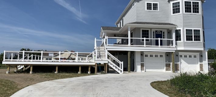 New Construction 2021 beachfront with amazing sunsets and pool Hotels in Lower Township