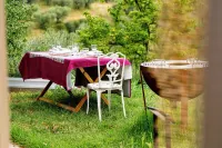 Ecological house, a corner in a nature reserve, in contact with nature