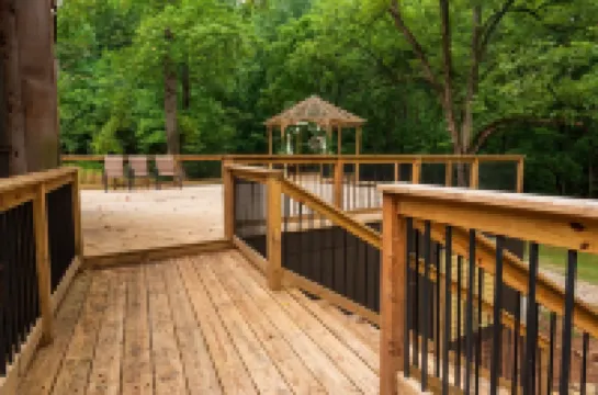 Vintage charm meets modern comfort in this historic 1850s cabin at Lake Hartwell