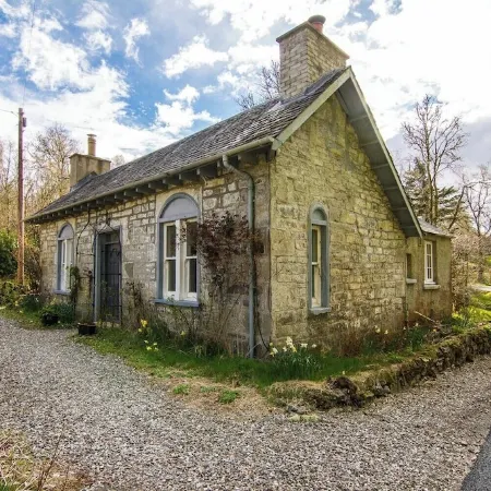 The Lodge at Duchray Castle. Perfect for family with 3 small children.