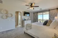 Resort style backyard w/ private heated pool & spa