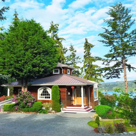 A Waterfront Retreat with Gardens, Views, and Space to Gather on Whidbey Island.