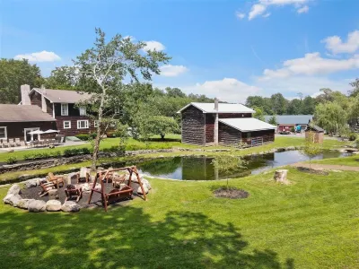 Spacious Colonial with streamside access and minutes from popular attractions