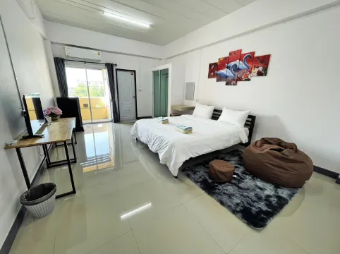 ห้องดีลักซ์เตียงคิงไซส์วิวสวน สำหรับผู้พิการ