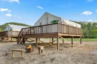 Furnished Glamping Tent/King Bed/Access to the Red River - Dancing Deer - #6