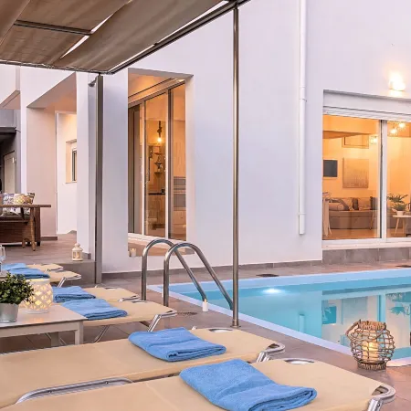 Cretan Sunset Villa Heated Pool