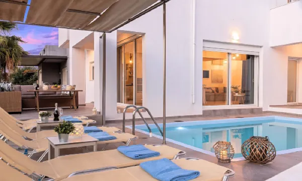 Cretan Sunset Villa Heated Pool Hotels in Georgioupoli