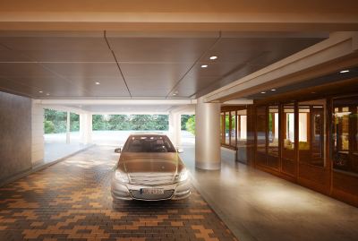 駐車場 軽井沢マリオットホテルの写真