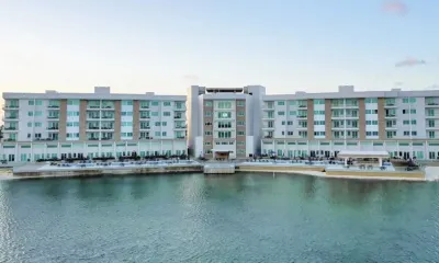 Great views from this top floor unit’s private shaded balcony.
