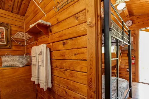 Cozy Log Cabin on Miller Creek - 5 mi south of downtown Johnson City