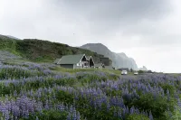 Vík Cottages - parcheggio