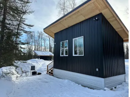 Talkeetna Tiny House Cabin Aspen Fire-pit/ski/bike/multi-use trails
