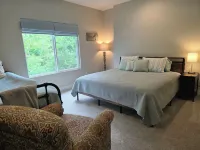 Lake Front Home with Boat Slip and swim platform dock