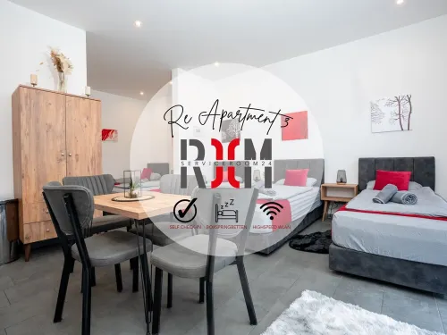 Serviceroom24 - Apartment 3 in Recklinghausen High WLAN - TV - 24-7 check-in