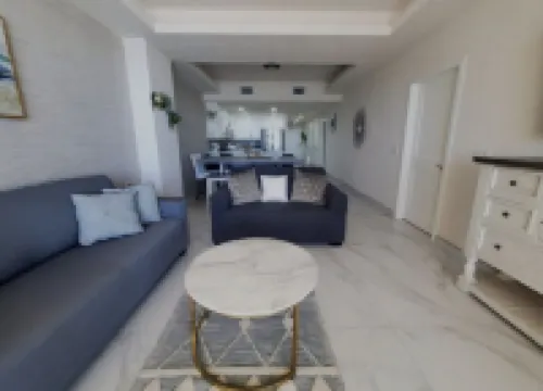 Beach front property Cozy 3-bedroom condo with WiFi, AC, in Puerto Peñasco.