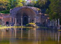 At Rosanna's home in Tivoli home to two world heritage sites.