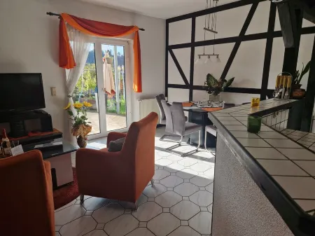 Cozy 2-room vacation apartment for 1-2 persons in Engelskirchen Loope Отели в г. Энгельскирхен