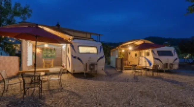 Gapyeong T N Pastel Glamping Caravan