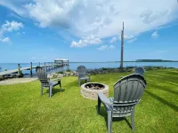 Riverfront Property with Dock and Ramp.  Dolphins, Fish, Boat, Swim & More