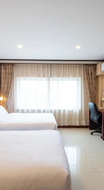 ห้องพรีเมียร์เตียงแฝดพร้อมอ่างอาบน้ำ