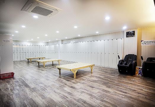 간월산온천텔 외관 또는 욕실