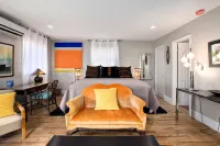 Cheerful Studio w Patio Steps From Everything
