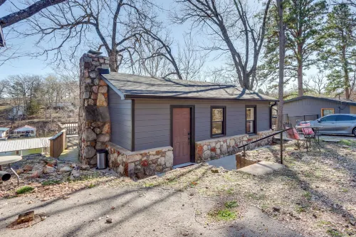 Lakefront Eucha Escape w/ Views & Boat Slip!