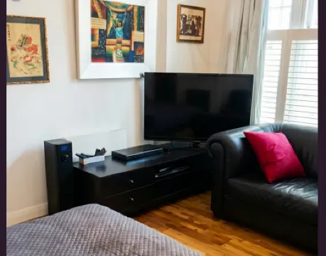 Women Only- Single Bed, Private Toilet, Shared Shower, 2nd Guest- Inflatable Bed Hotels near Fulham
