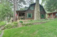 Private Hot Tub & Dock! Lakefront Log Cabin Oasis - Wifi