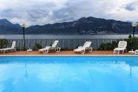 Flat Lake Garda with Very Panoramic View