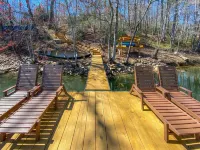Lakefront Dock Hot tub Firepit Dog Friendly - 3-Star