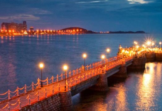 웨이하이 해변 풍경