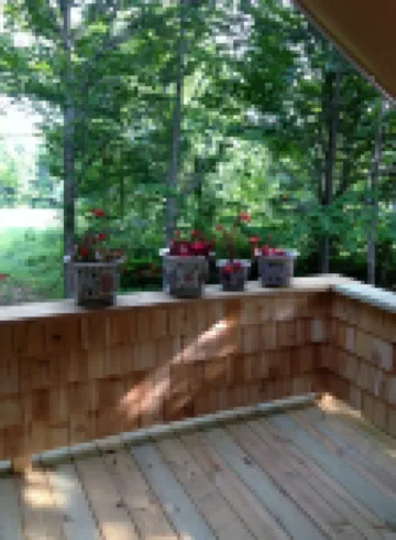 Glamp Richard on Adirondack Flower Farm