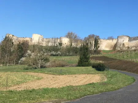 Pretty house in a pretty fortified village from the 13th century