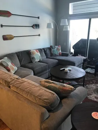 On Walloon Lake! Beautifully remodeled large condo with beach area.