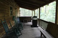 Pillow Rock Deluxe Luxury Log cabin in the New River Gorge area