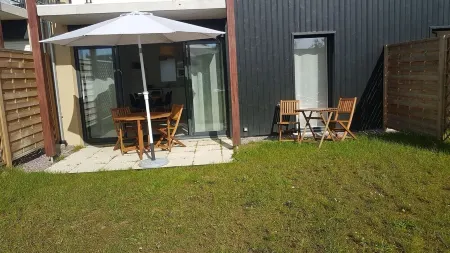 New T2 with south-facing garden 5 minutes from the beach <br>Mont Saint Michel <br> Отели рядом с достопримечательностью «CORD(e)»