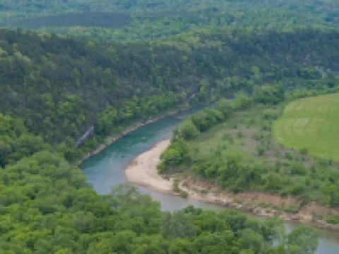 Stunning New Home at Sky Hawk Ridge, a 185-Acre Refuge ONE MILE to Buffalo River