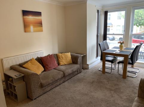 Ground floor, newly renovated  modern central located apartment close to beach