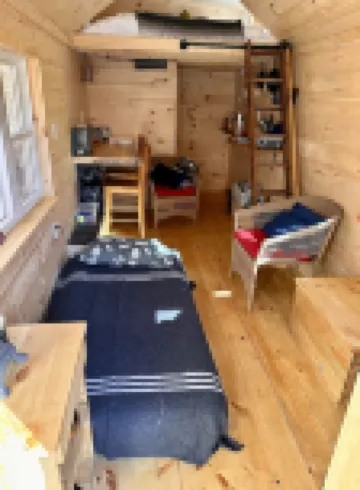 Tiny House with Private Hot Tub on 100 Acres