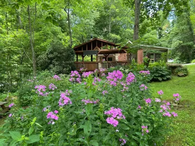 Step back in time and get in touch with nature💚<br>Holyfield Cabin and Bunkhouse