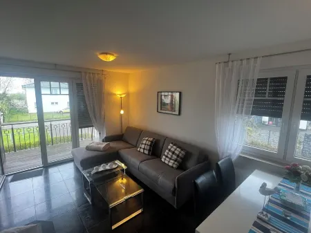 The Baltic Sea on your doorstep with 2 balconies and WiFi