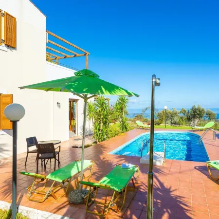 Villa Michalis Large Private Pool Sea Views A C Wifi - 1970
