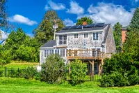 Elegant home right in town with gorgeous water view, deck & interior Hotels near North Of The Border