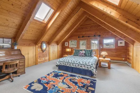 Custom Log Home-Pet-Friendly-Rio Grande River Acce