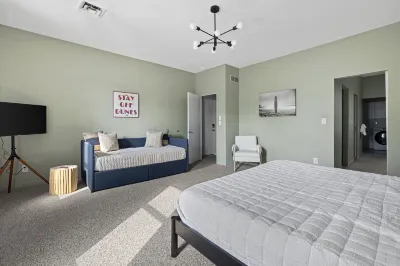 Spacious Deck and Chic Living Space - Elegant Coastal Getaway Hotels near Silver Beach Carousel