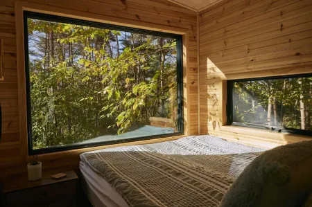 Modern Tiny Houses and Geodesic Domes - Charming Nature Retreat