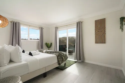 Mountain View 2BR Retreat with Private Deck Hotels in Pacifica